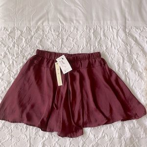 Boutique Burgundy Skort - medium